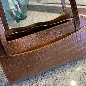 Divina firenze brown croco bag